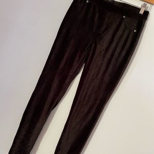 Vera Wang Velvety stretch corduroy leggings